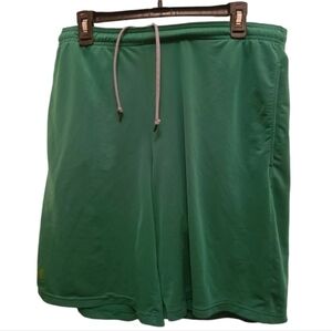 Under Armor  Mens Loose Heat Gear Shorts Basketball‎ Shorts UA Green Size Small